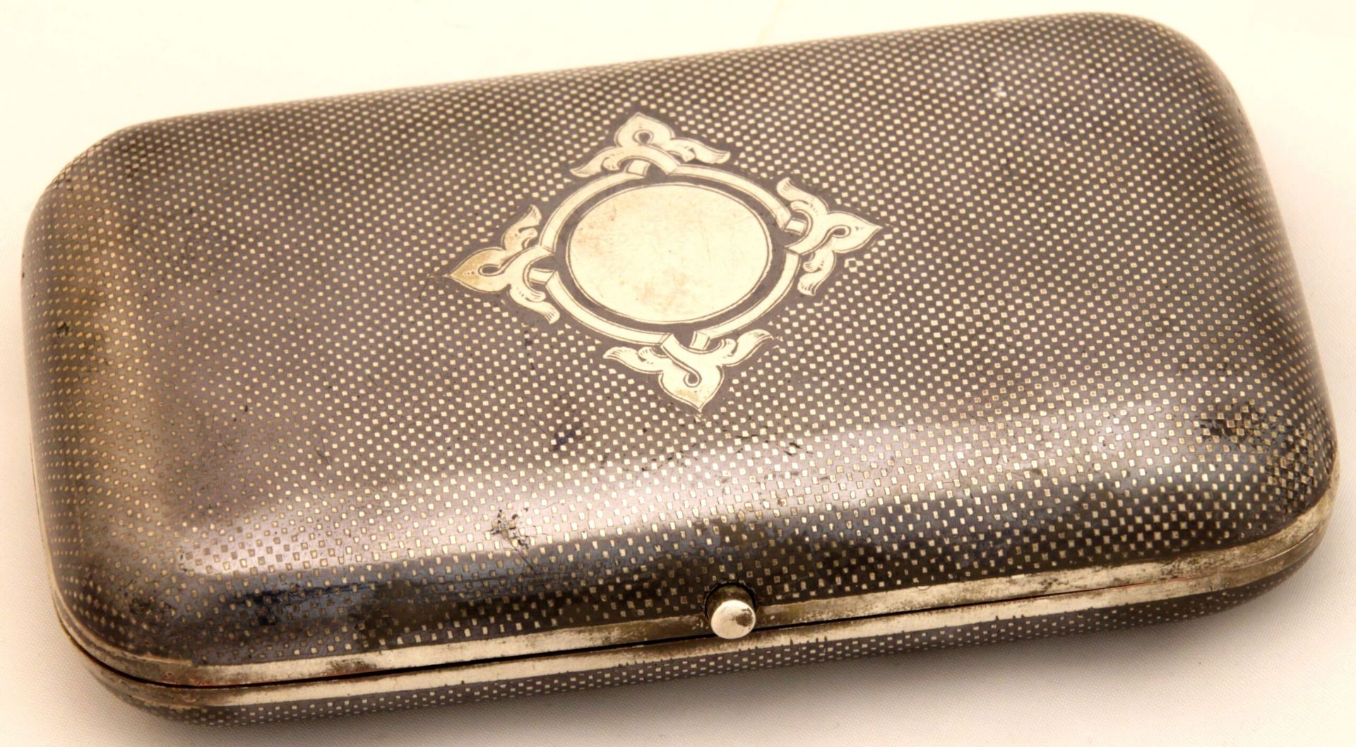 Cigarette case, sterling. 19th century. - Image 4 of 8