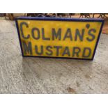 AN ILLUMINATED COLMAN'S MUSTARD LIGHT BOX