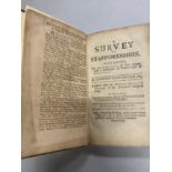 A SURVEY OF STAFFORDSHIRE BY SAMSON ERDESWICKE ESQ 1723