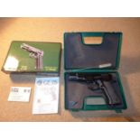 A BOXED BLANK FIRING CZ 75 8MM PISTOL, WITH INSTRUCTIONS A/F