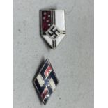 TWO GERMAN BADGES