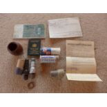 A CHAMPION TYPE C345 BOXED SPARK PLUG, AC 18MM PLUG, TEAK BARREL ETC