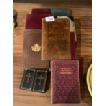 AN ASSORTMENT OF VINTAGE BOOKS TO INCLUDE 'ENDEAVOUR' BY SIR WALTER SCOTT ETC
