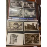 AN ALBUM OF 181 STAFFORDSHIRE CHURCHES POSTCARDS