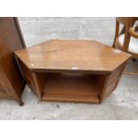 A RETRO NATHAN STYLE TEAK TV STAND
