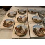 SEVEN LIMITED EDITION CHRISTIAN LUCKEL COLLECTORS PLATES TO INCLUDE THE BLACKSMITH, THE FISHERMAN