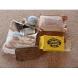 AN ASSORTMENT OF FIRST AID EQUIPMENT TO INCLUDE UNUSED SULPHAQUA SOAP ETC (4)