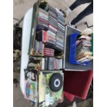 A LARGE QUANTITY OF VINYL RECORDS AND VARIOUS CD'S