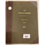 THE POTTERS EXAMINER AND WORKMANS ADVOCATE VOLUMES ONE, TWO AND THREE 1846