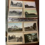 AN ALBUM OF 155 STAFFORDSHIRE PARKS POSTCARDS