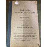 A STAFFORDSHIRE PARISH REGISTERS SOCIETY BURSLEM 1809 - 1812