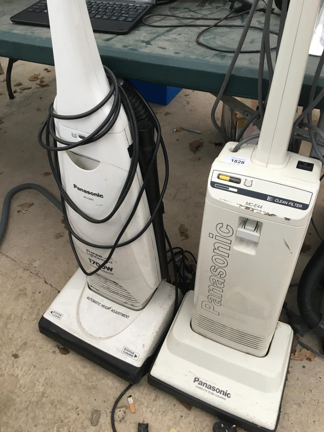 TWO WHITE PANASONIC HOOVERS BOTH BELIEVED IN WORKING ORDER BUT NO WARRANTY - Image 2 of 2