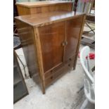 A MID 20TH CENTURY OAK TALLBOY, 33" WIDE