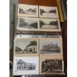 AN ALBUM CONTAINING 96 POSTCARDS OF HARTSHILL AND FENTON