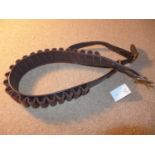 A LEATHER CARTRIDGE BELT