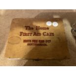 A VINTAGE BOOTS FIRST AID CASE AND CONTENTS