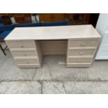 A MODERN DRESSING TABLE 54 INCHES WIDE