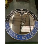 A CAST 'ROLEX' WALL MIRROR