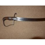 A 1796 PATTERN LIGHT CAVALRY TROOPERS SWORD, 82CM, CURVED BLADE STAMPED WOOLLEY AND CO. WOOLEY AND