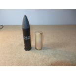 AN SPRA RUBBER BULLET FOR RIOT CONTROL, LENGTH 17.5CM AND A B26 STICK (2)