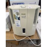 A DELONGHI ELECTRIC DEHUMIDIFIER BELIEVED IN WORKING ORDER BUT NO WARRANTY