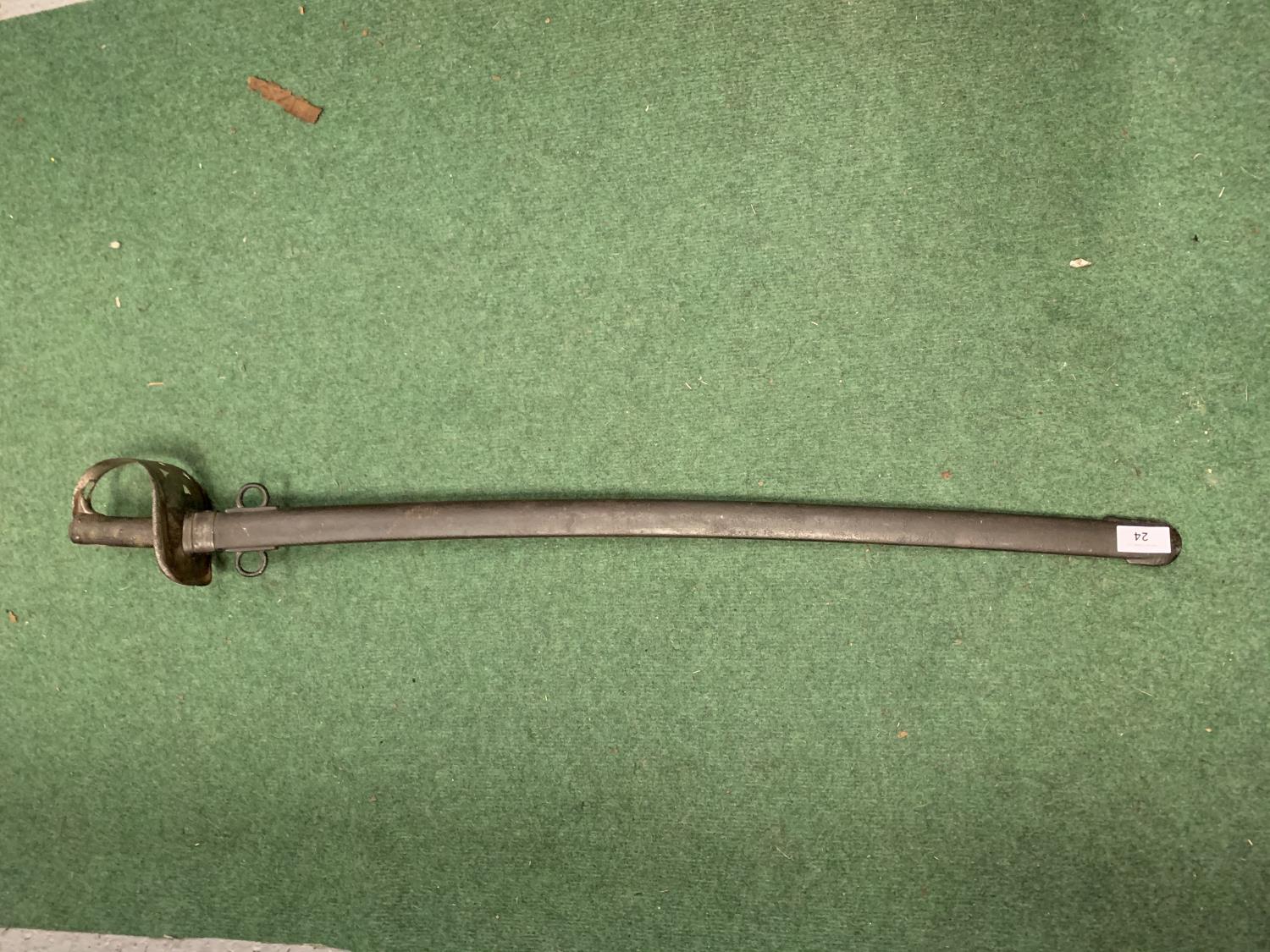 A CAVALRY SWORD AND SCABBARD