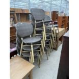 FIFTEEN MODERN BAMBOO EFFECT CHAIRS