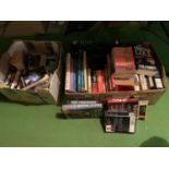 TWO BOXES OF ASSORTED BOOKS