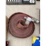 A LARGE FIRE HOSE