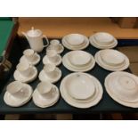AN ASSORTMENT OF ROYAL DOULTON 'TIARA' DINNER WARE TO INCLUDE SEVEN TRIOS