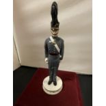 A MICHAEL SUTTY LIMITED EDITION HAND PAINTED FIGURINE IN THE FORM OF AN AMERICAN ARMY CADET 205/500