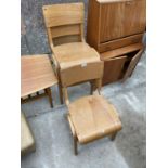 FOUR MID 20TH CENTURY CHILDS CHAIRS
