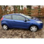 A 2010 FORD FIESTA FL10 VJD, 1.4 TDCI DIESEL, 9 SERVICE STAMPS, 3 DOOR.