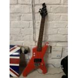 A RED FIRSTACT ME274 ELECTRIC GUITAR