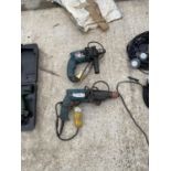 TWO 110 VOLT ELECTRIC DRILLS