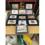 AN ASSORTMENT OF SMALL FRAMED 'NIGEL SMITH FOOD' PRINTS