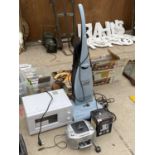 AN ASSORTMENT OF ELECTRICAL ITEMS TO INCLUDE AN ELECTROLUX HOOVER AND MICROWAVE ETC