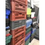 A LARGE NUMBER OF STORAGE BOXES AND BREAD BASKETS