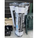 THREE ROLLS OF 100MM LOFT INSULATION