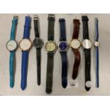 A COLLECTION OF VARIOUS LADIES AND GENTS WRIST WATCHES