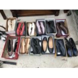 TWELVE PAIRS OF LADIES AND MENS SHOES