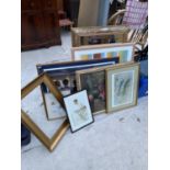 AN ASSORTMENT OF FRAMED PRINTS AND PICTURES