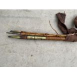 A SPLIT CANE FISHING ROD