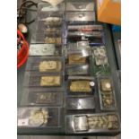 A COLLECTION OF VARIOUS ASSORTED MODEL TANKS
