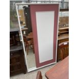 A STAG PAINTED WARDROBE