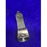 A HALLMARKED BIRMINGHAM SILVER CIGAR CUTTER