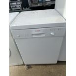 A WHITE BOSCH DISHWASHER BELIEVED IN WORKING ORDER BUT NO WARRANTY