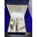A BOXED SECONDA WATCH AND BRACELET 'DIAMONDS FOR YOU' WITH EXTRA LINKS