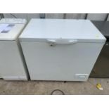 A WHITE ELECTROLUX CHEST FREEZER BELIEVED IN WORKING ORDER BUT NO WARRANTY