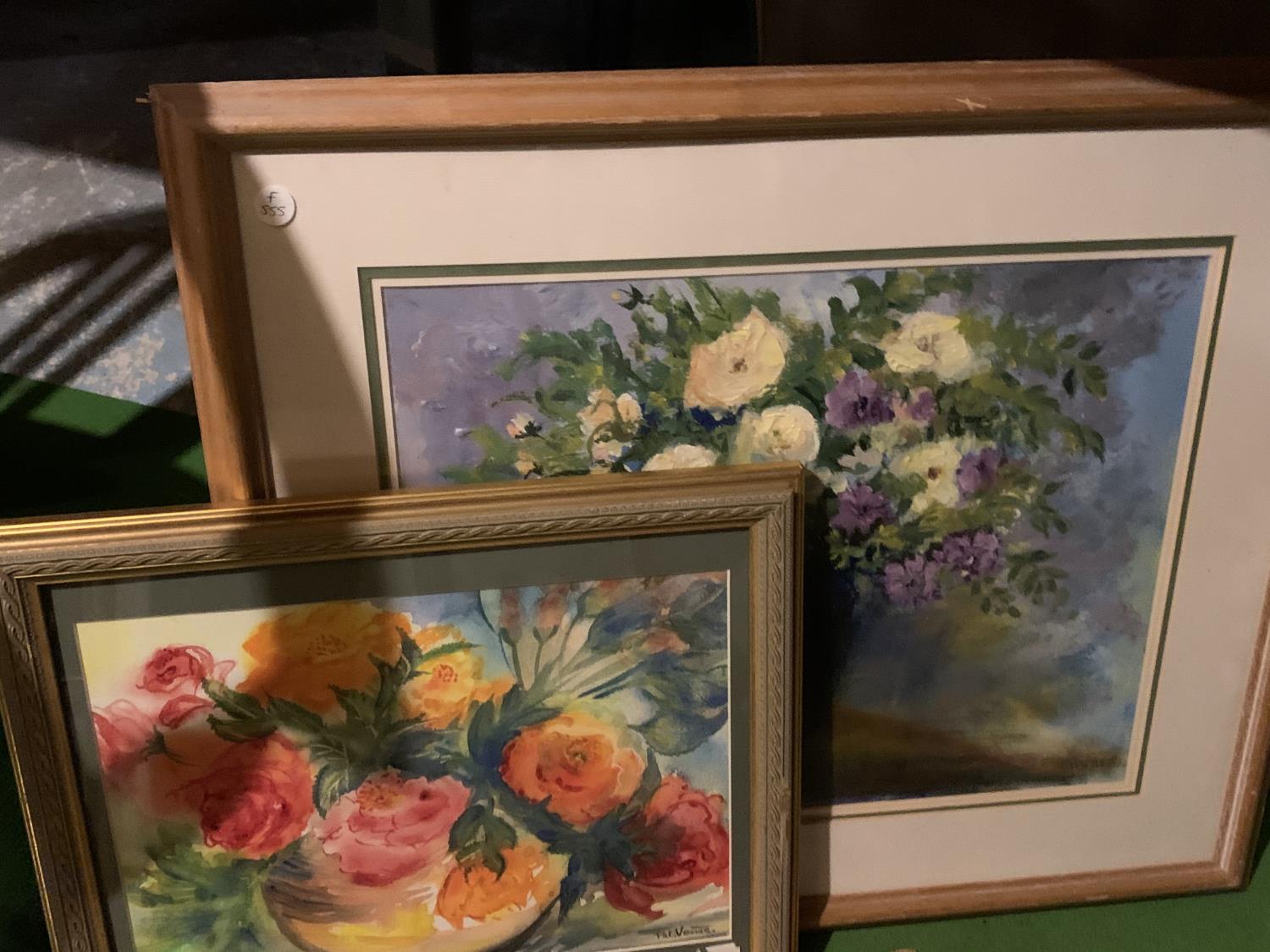 FOUR FRAMED FLORAL PRINTS - Image 4 of 4